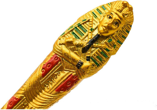 5PCS Egyptian Pharaohpe Retractable Ballpoint Pen 0.5mm Blue Ink - TTpen