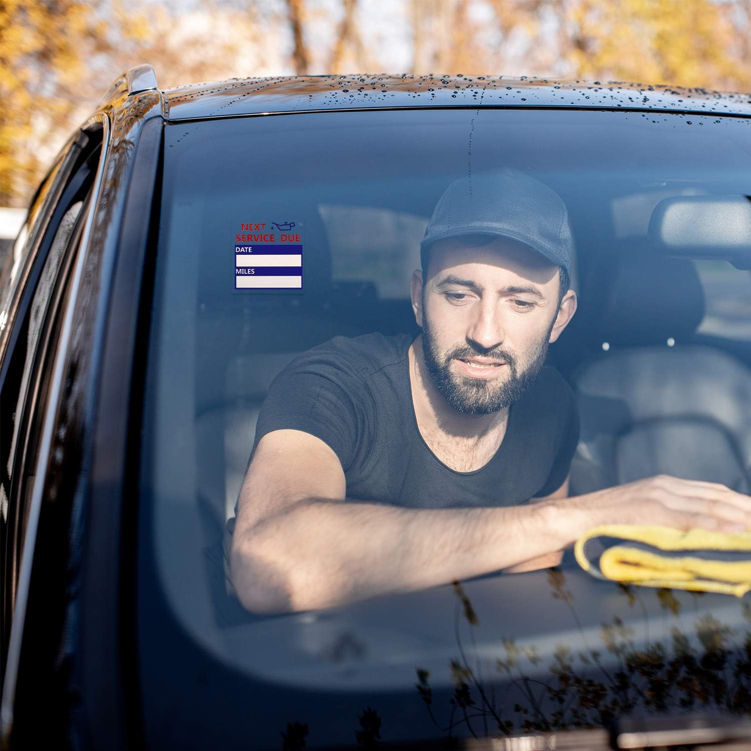 600Pcs Oil Change Reminder Stickers Service Reminder Labels