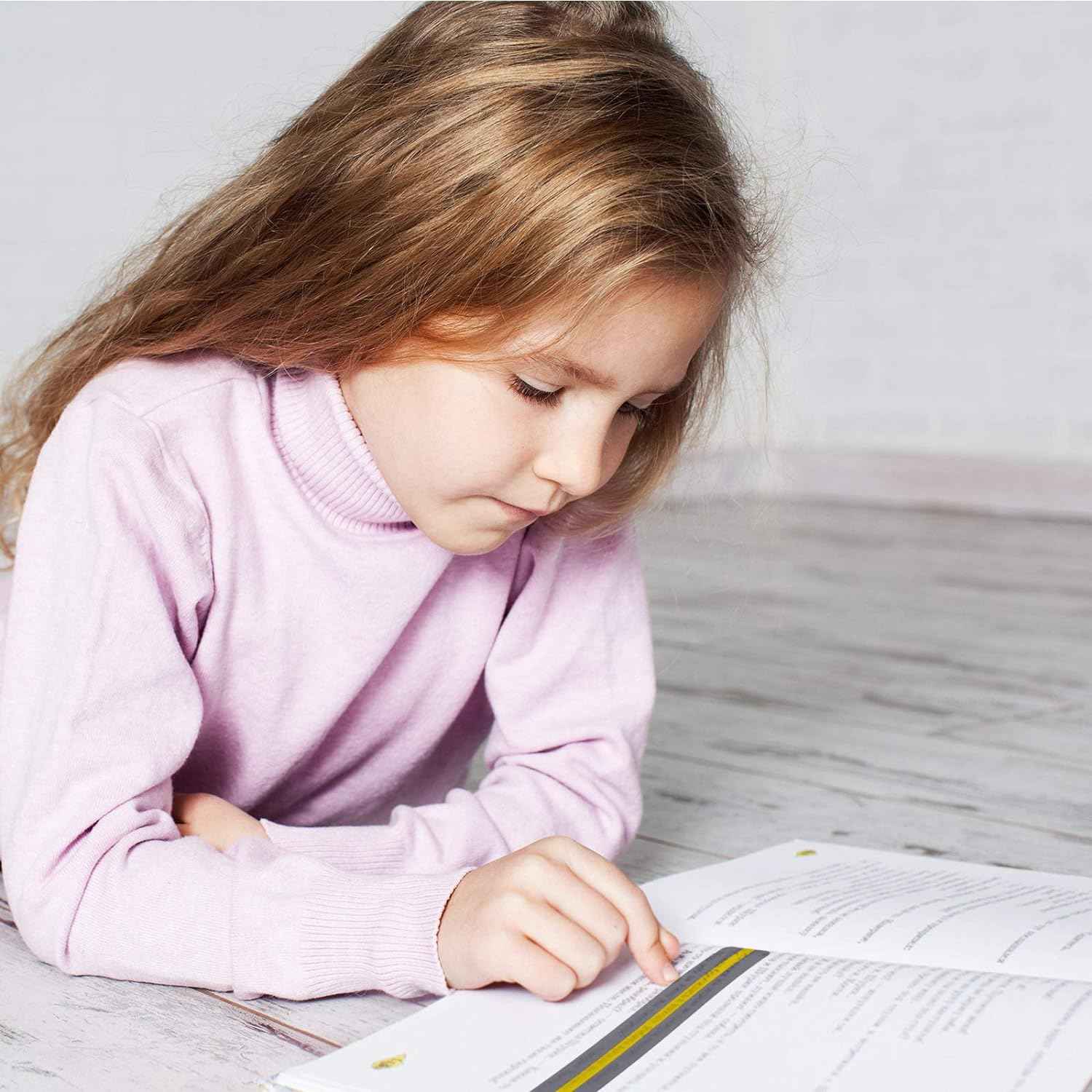 48 Pieces Guided Reading Strips Highlight Bookmarks Help with Dyslexia - TTpen