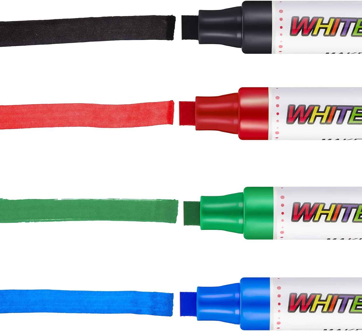 4 Pack Extra Thick Dry Erase Markers WhiteBoard Markers 12mm Big Nib - TTpen