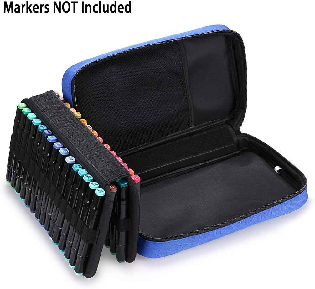 60 Slots Art Marker Pen Carrying Case Lipstick Organizer - TTpen