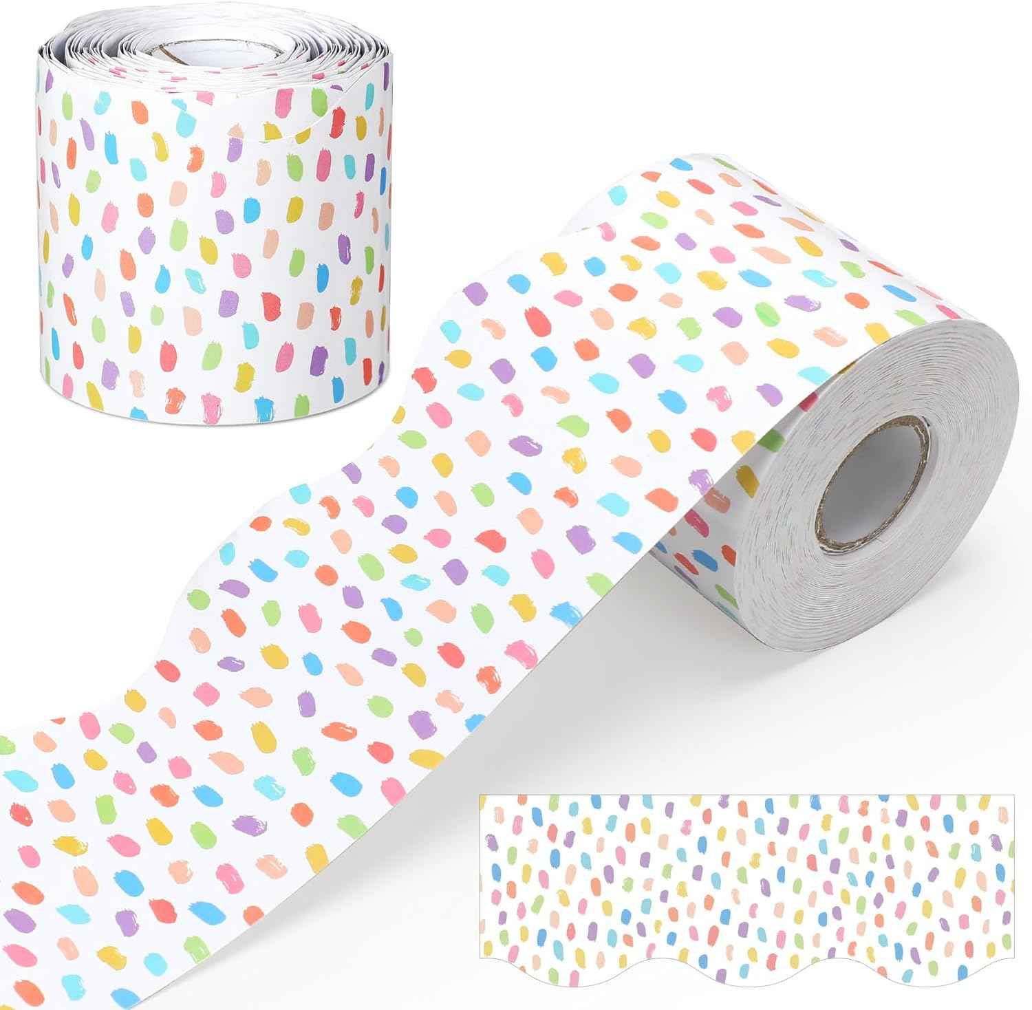 65 Feet Bulletin Board Dots Decorative Trim Borders - TTpen