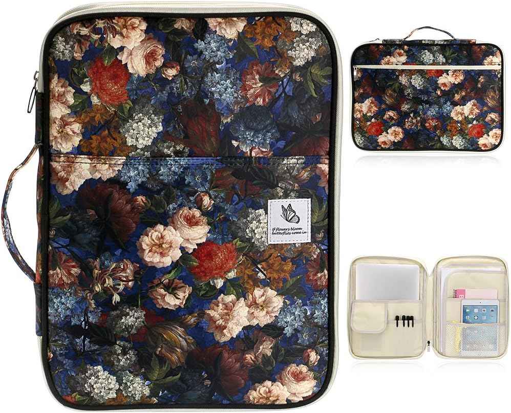 A4 Document Bags Portfolio Organizer-Zippered Case - TTpen