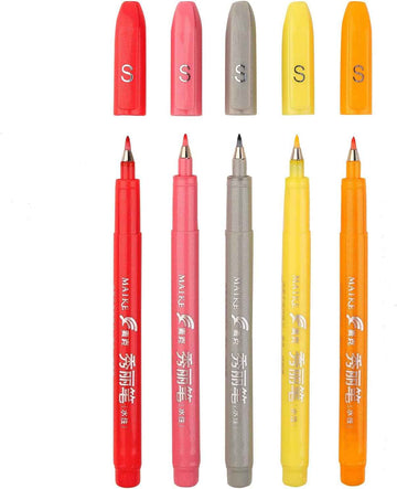 MAIKE Felt Tip Brush Calligraphy Pen 5 Colors - TTpen