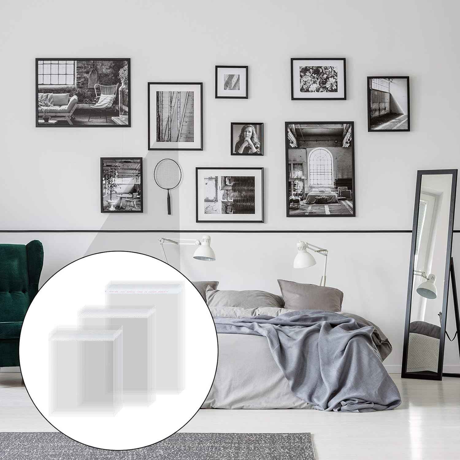 Clear Sleeves Storage Transparent Sealing Bags for Art Photo - TTpen