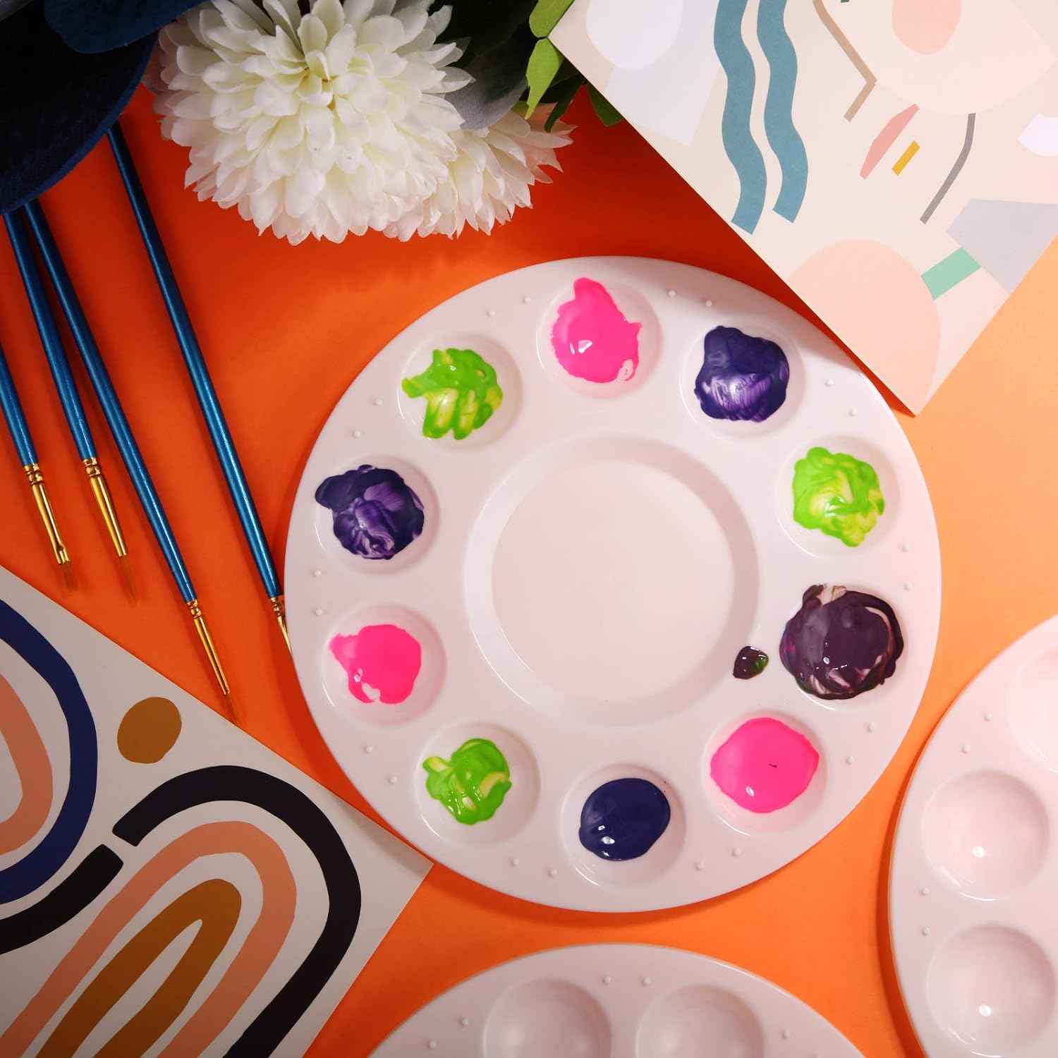 36PCS Round Palettes Watercolor Art Paint Tray - TTpen
