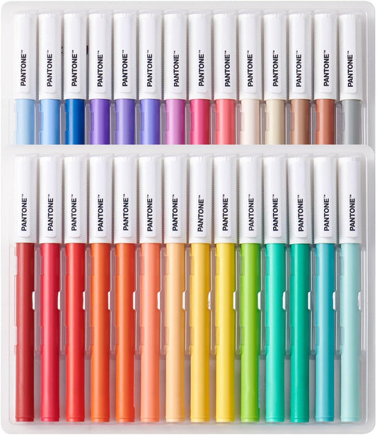 Kaco Pantone Gel Pens Black Ink 28 Pieces