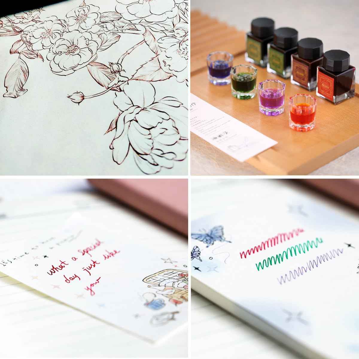 Majohn Crystal Glass Dip Pen Glass Pen Kit