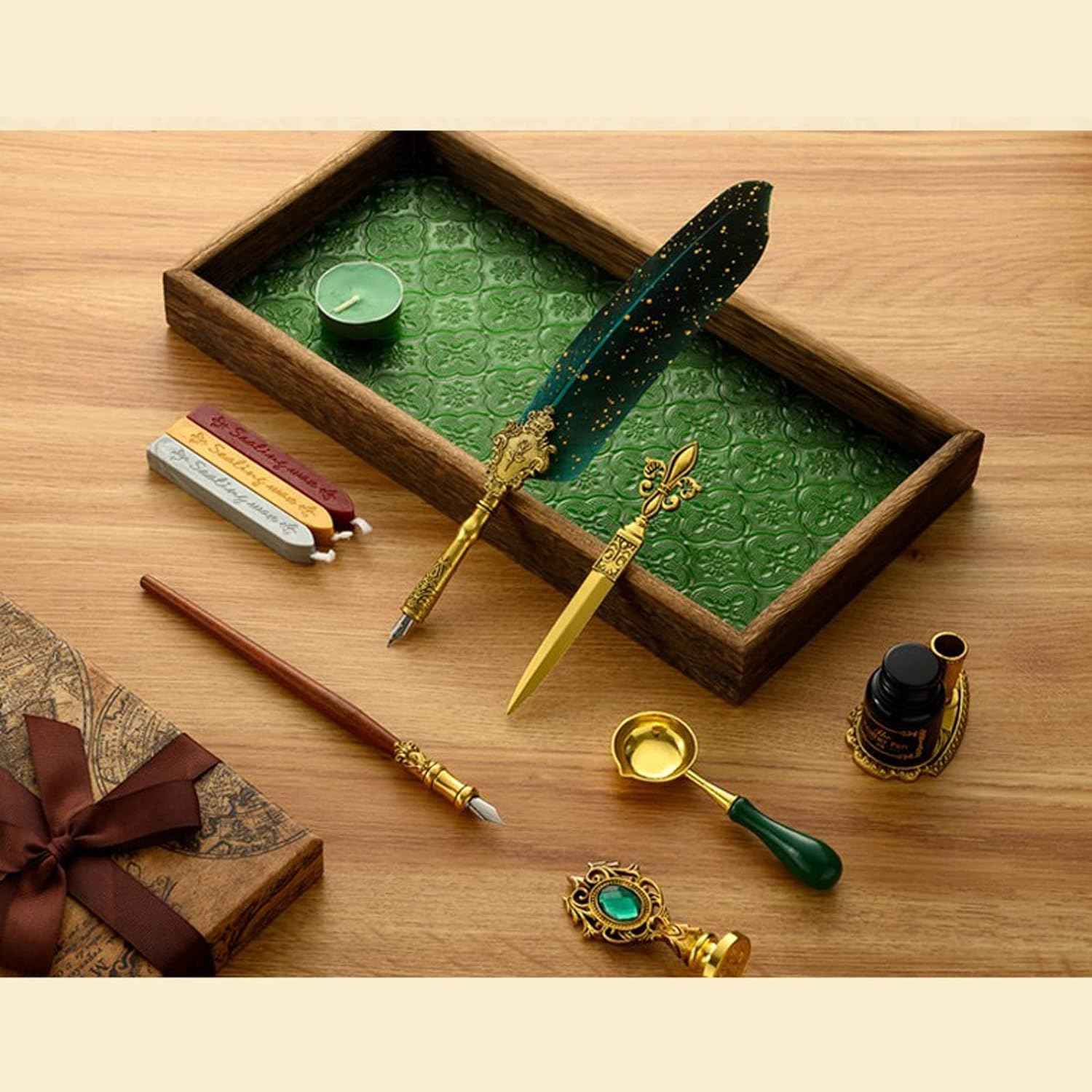 Calligraphy Feather Quill Pen and Ink Set - TTpen