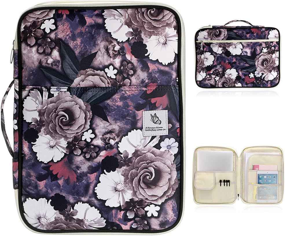 A4 Document Bags Portfolio Organizer-Zippered Case - TTpen