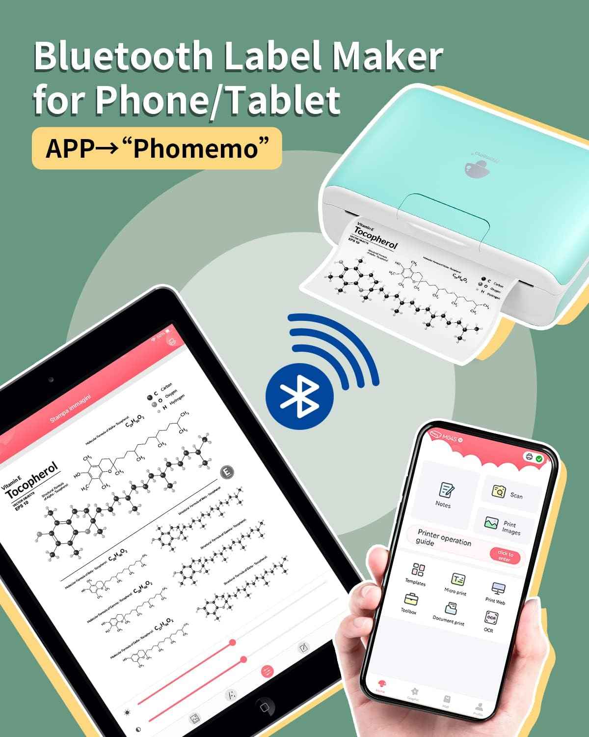 Phomemo M04S Portable Thermal Sticky Note Printer - TTpen