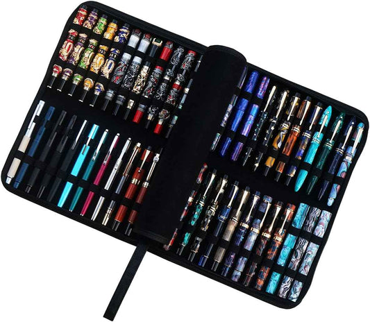 48 Slots Fountain Pen Holder PU Leather Case - TTpen