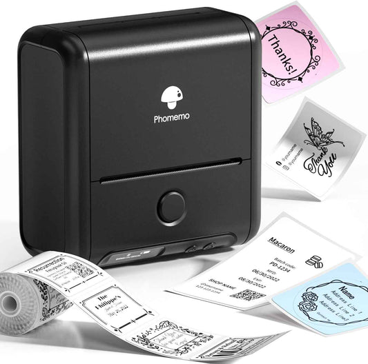 Phomemo M200 Label Maker,Bluetooth Thermal Label Printer (Type-C Charger) - TTpen
