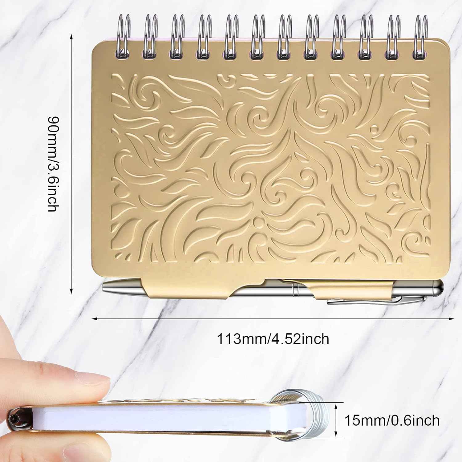 2Pcs Protable Notebook Elegant Mandala Password Book Keeper with Pen - TTpen