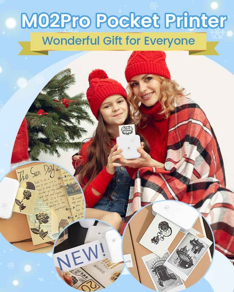 Phomemo M02 Pro Pocket Thermal Bluetooth Photo Printer Type-C Charging - TTpen