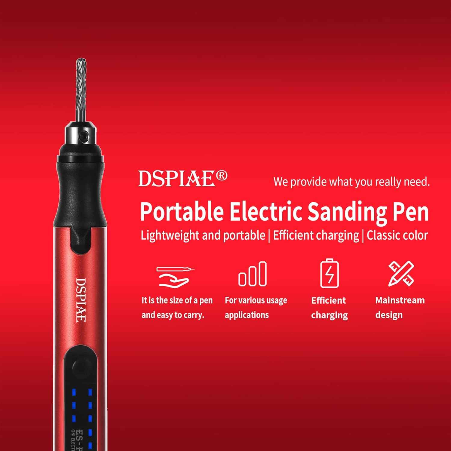 USB Charge Portable Electric Micro Sanding Pen For Hobby Model Craft - TTpen