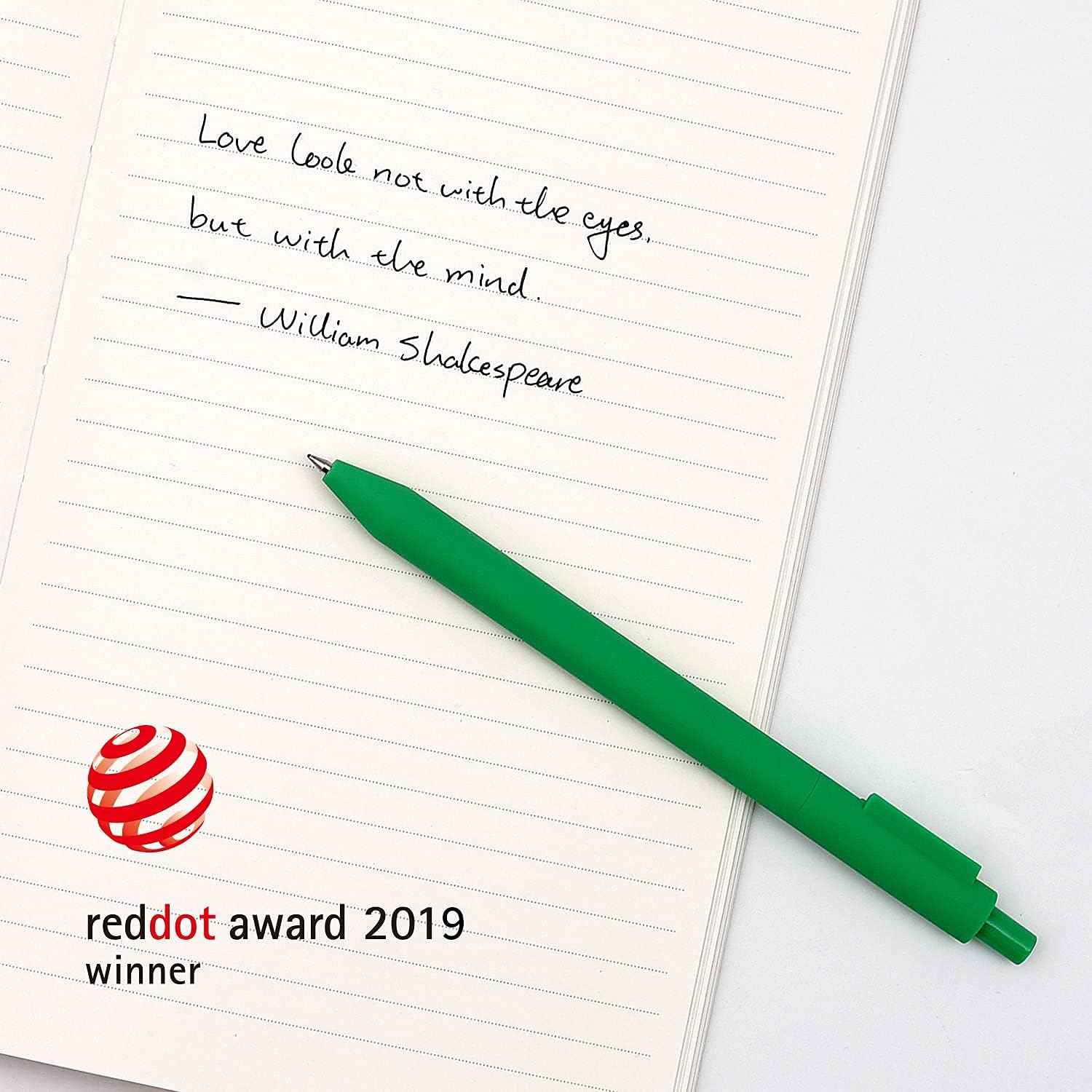 Kaco 36 Color Retractable Gel Ink Pens with Alphabet Number - TTpen