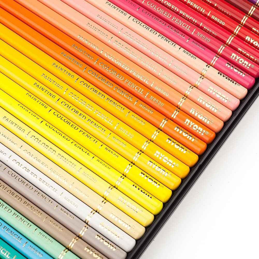 NYONI Professional 36 Colored Drawing Pencils Tin Box - TTpen