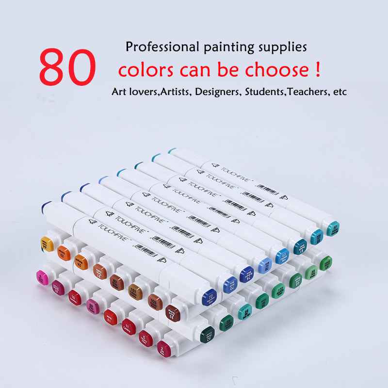TouchFive Twin Markers 80 Color Animation Design Set - TTpen