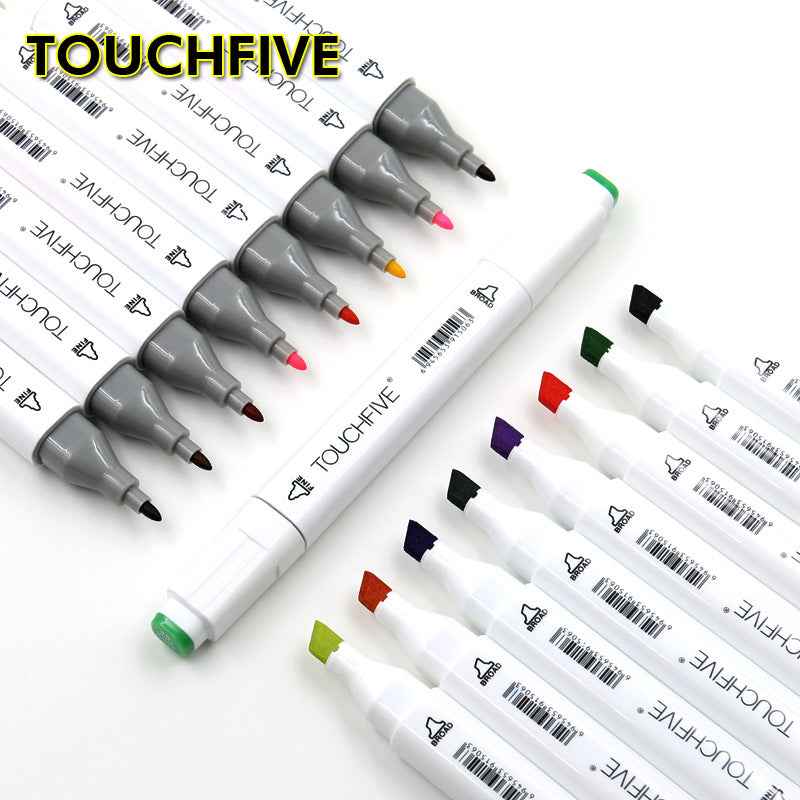 TouchFive Twin Markers 60 Color Animation Design Set - TTpen