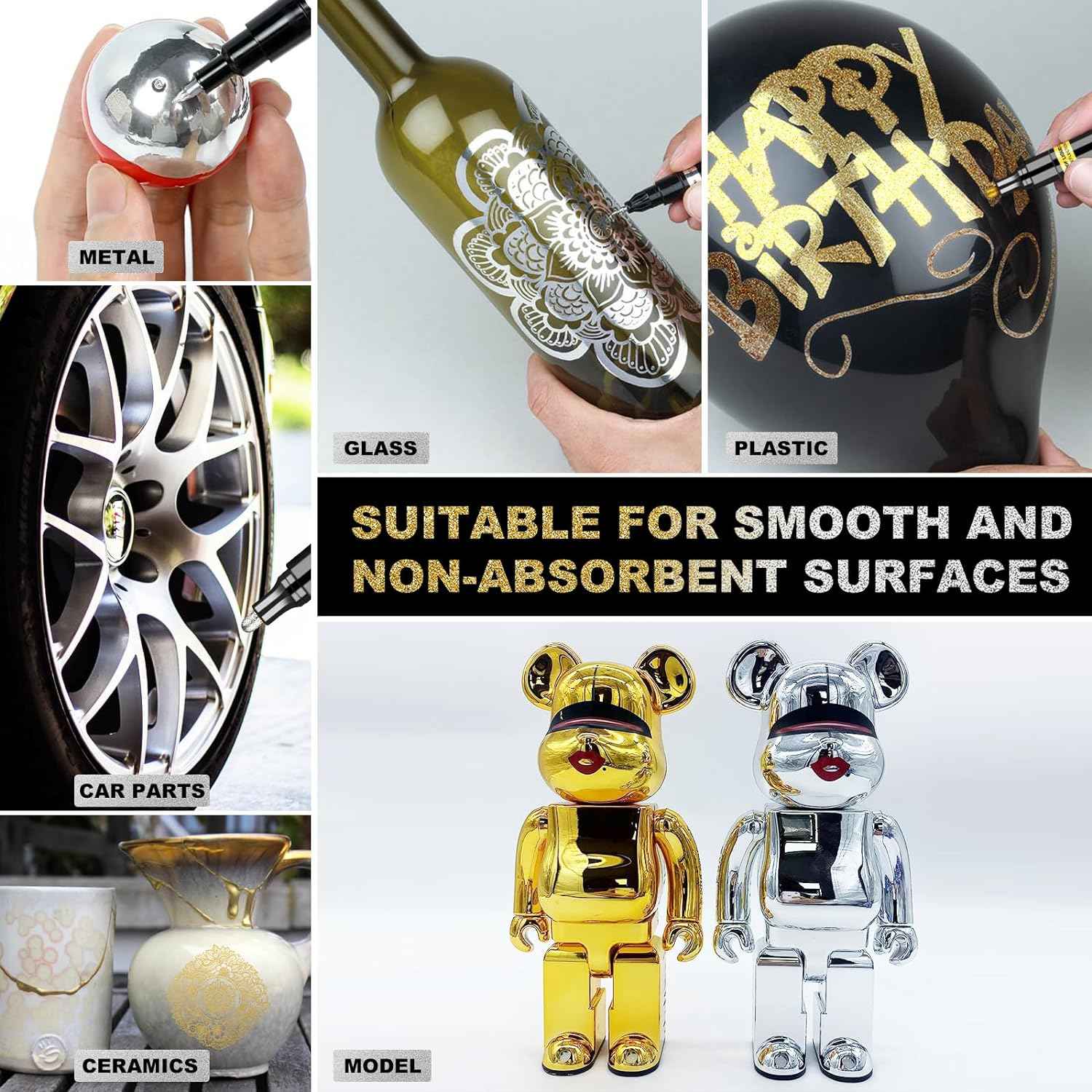 Guangna Liquid Chrome Mirror Marker - Gold - TTpen