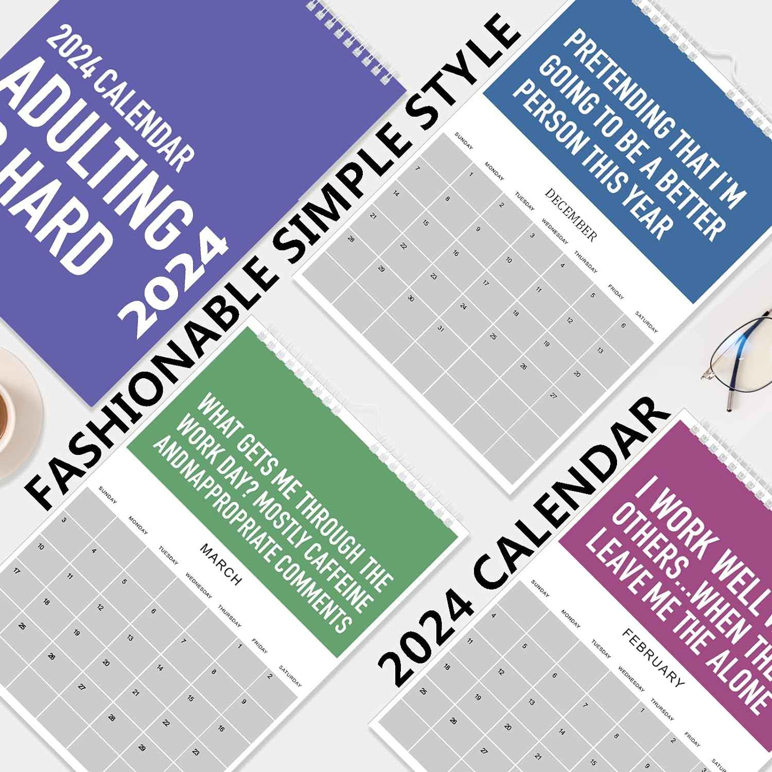 Adulting is Hard 2024 Calendar - TTpen