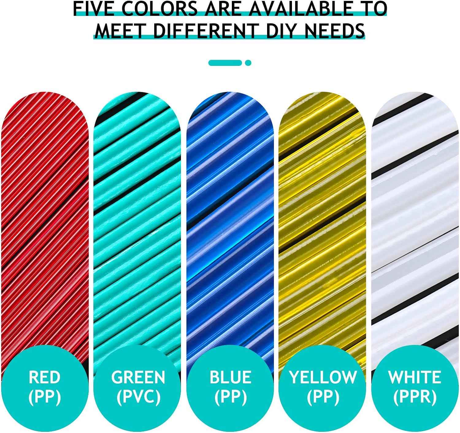 100Pcs Plastic Welding Rods 20cm - TTpen