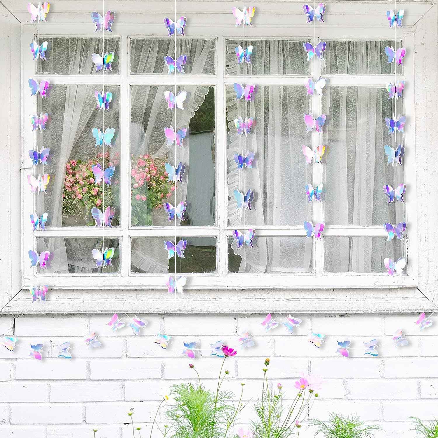 3D Butterfly Hanging Party Garlands Laser Paper Decoration - TTpen
