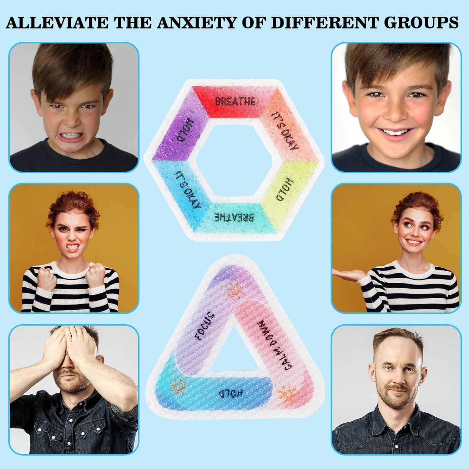 48 Pieces Calm Stickers for Anxiety Sensory Stickers - TTpen