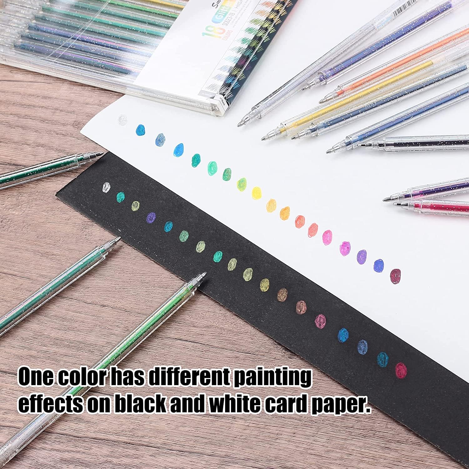 8/12/18 Color Glitter Gel Pens 1.0MM