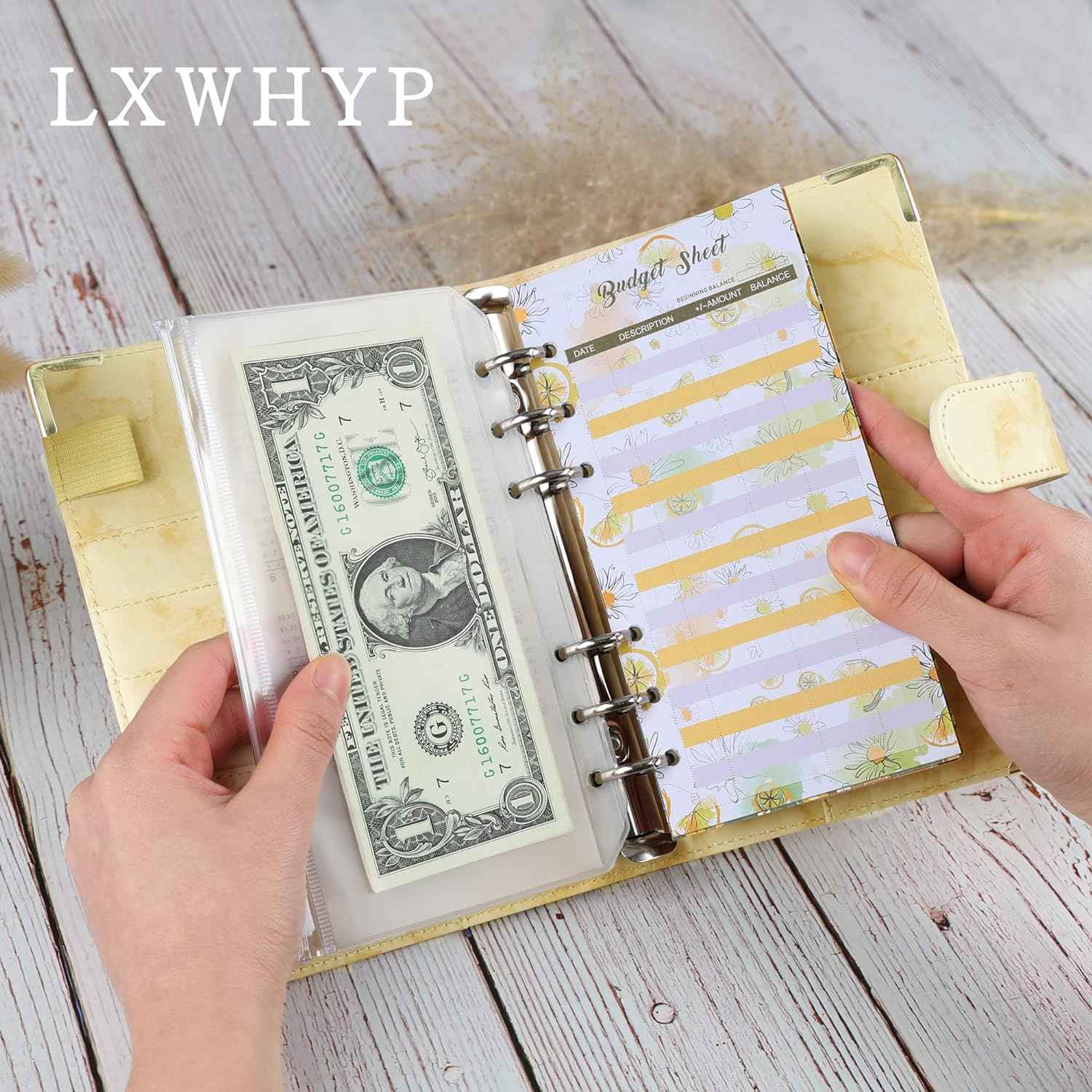 A6 Budget Binder with 12pcs Zipper Cash Envelopes Money Organizer - TTpen