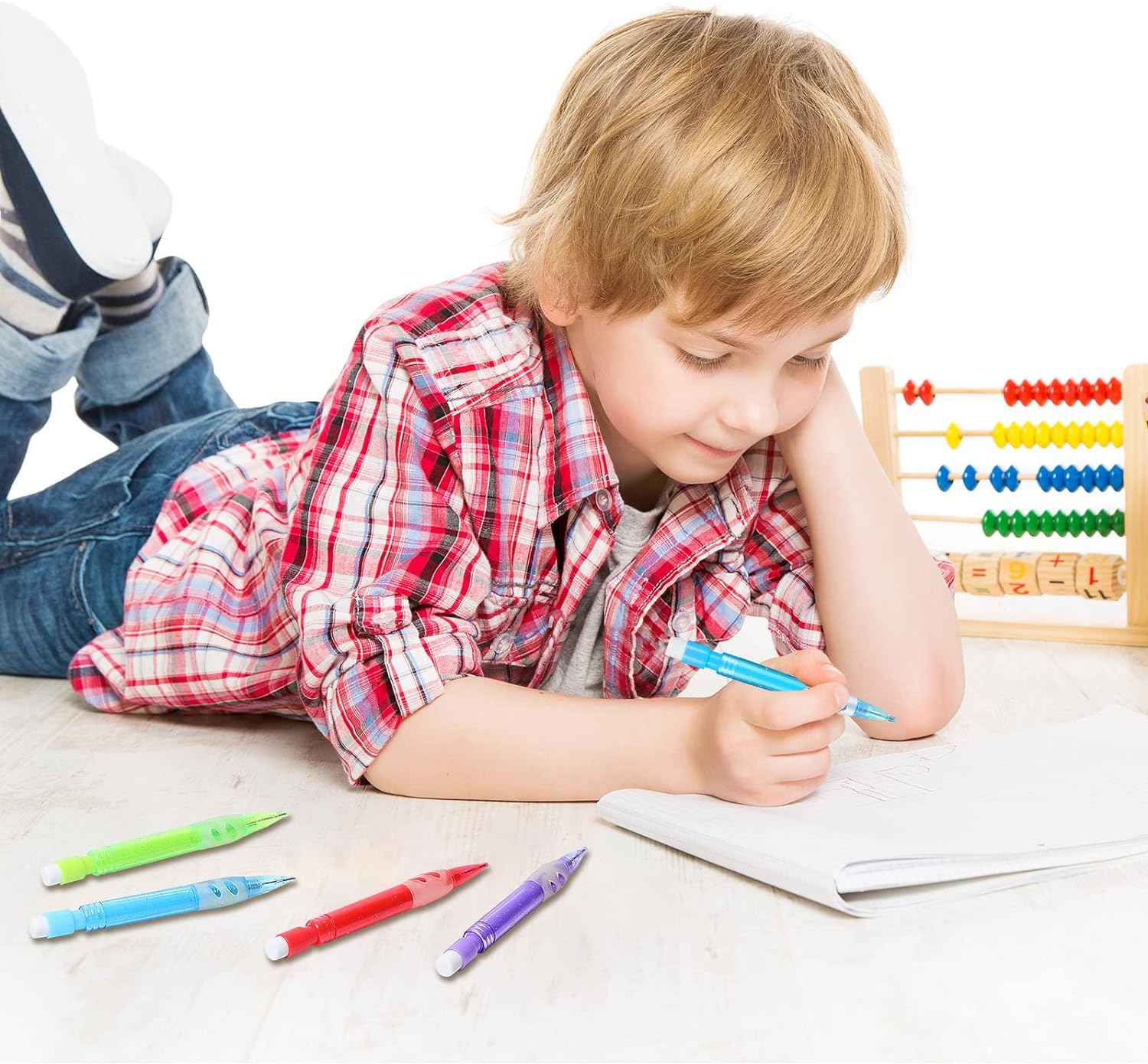 16pcs Mini Mechanical Pencils 0.7mm with Eraser - TTpen