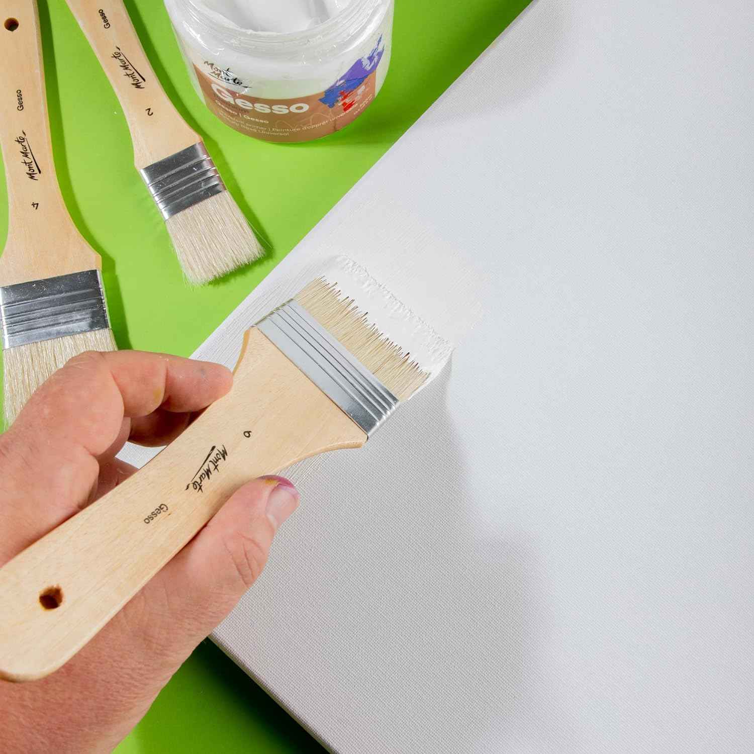 Mont Marte Gesso Brushes Sizes 2.4.6 - TTpen
