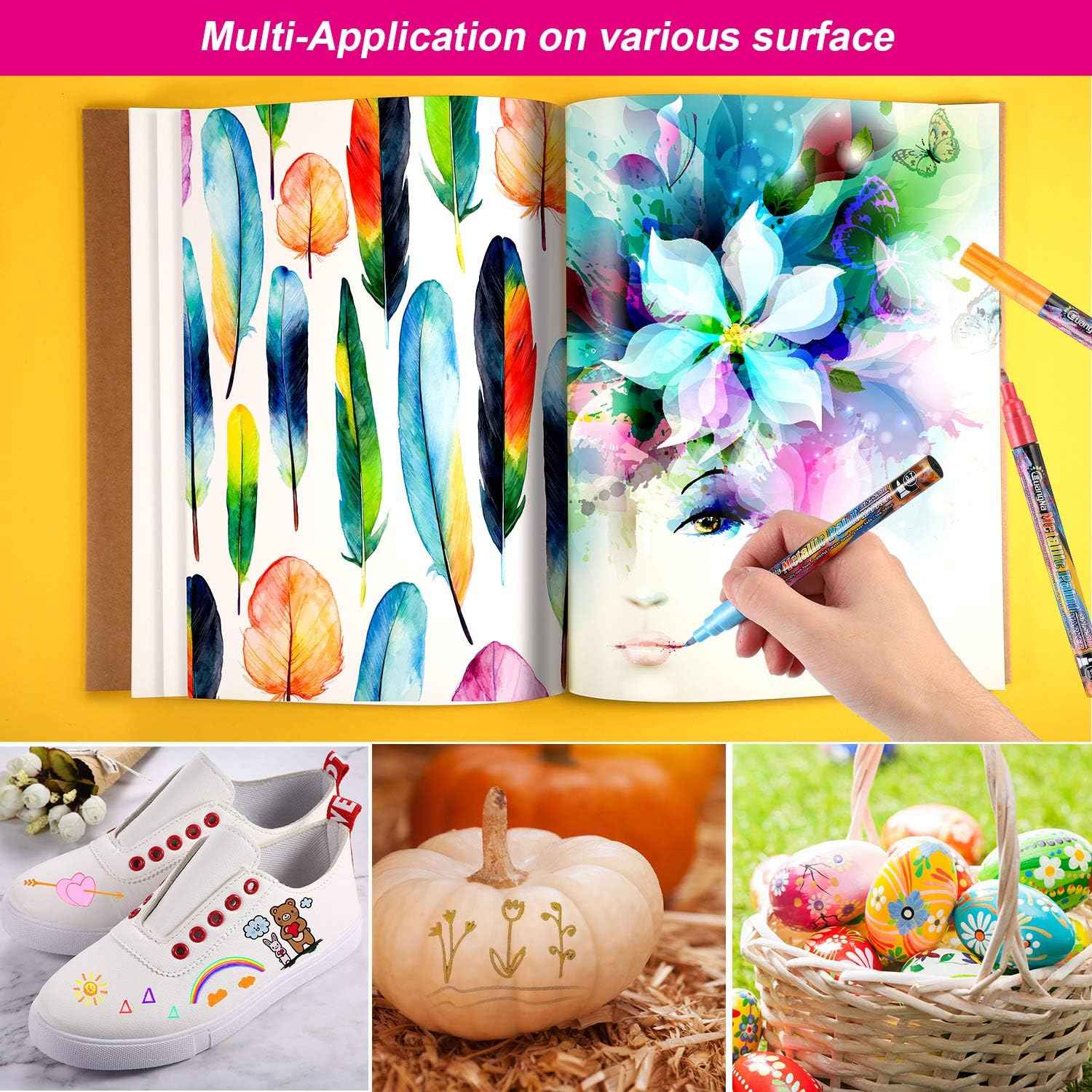 Guangna Shinning Metallic Marker Pens 24 Colors - TTpen