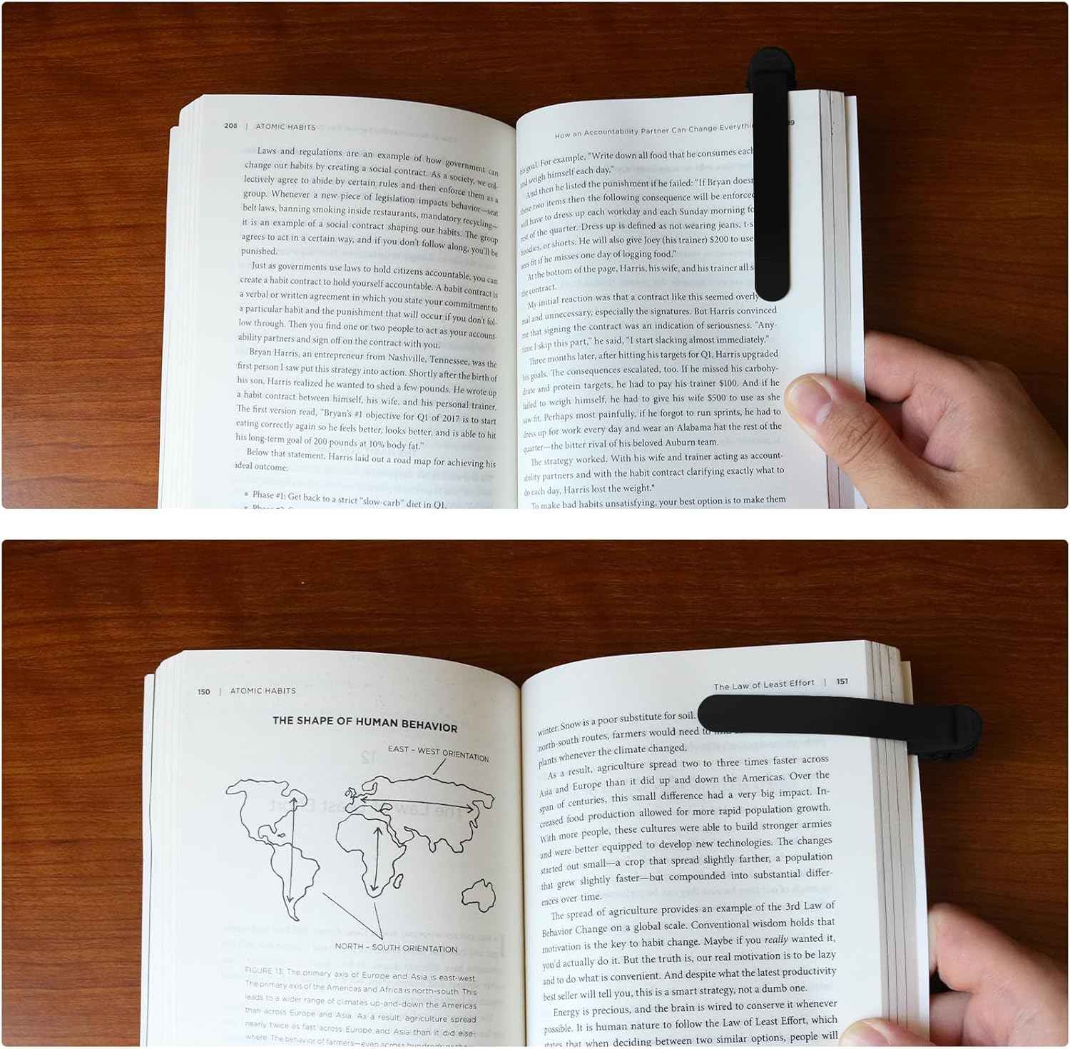 6pcs Automatic Silicone Bookmarks  for Reading Women Men Book Lovers