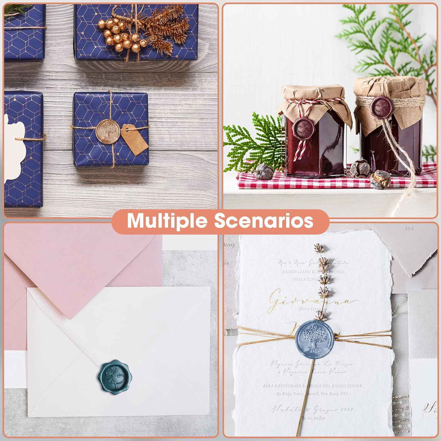 2 Metal Wax Seal Molds with Round Flower Shape,1 INCH - TTpen