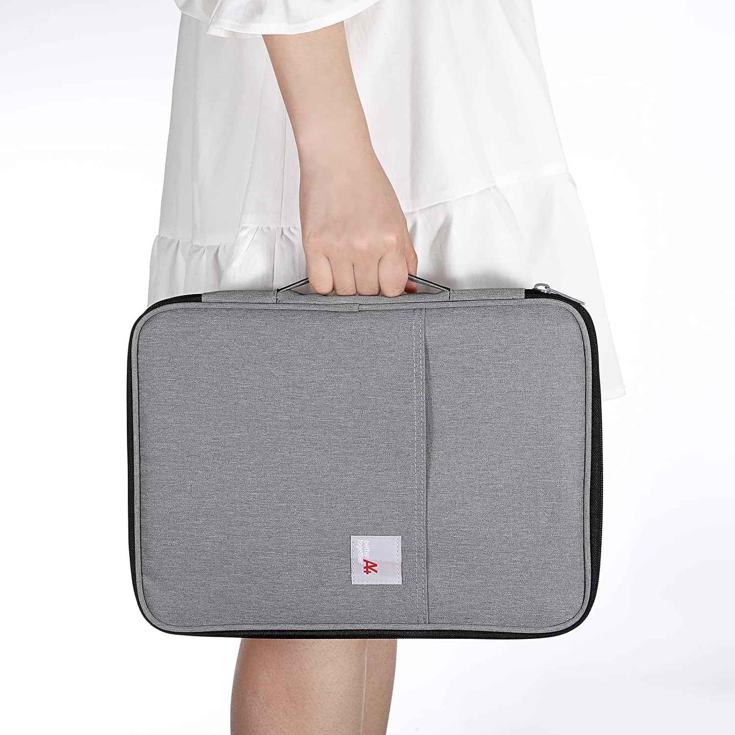 A4 Document File Bags Portfolio Organizer- Zipper Case - TTpen