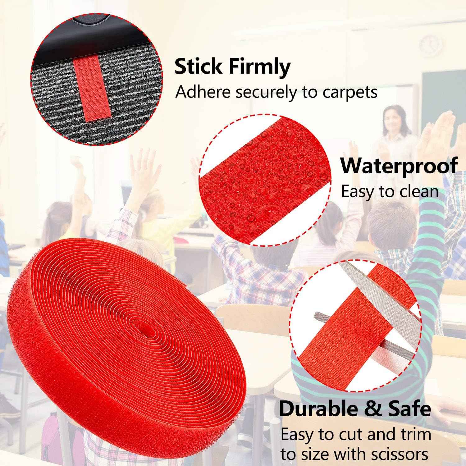 4 Roll 100 Feet Carpet Marker Strips for Classroom Teachers - TTpen