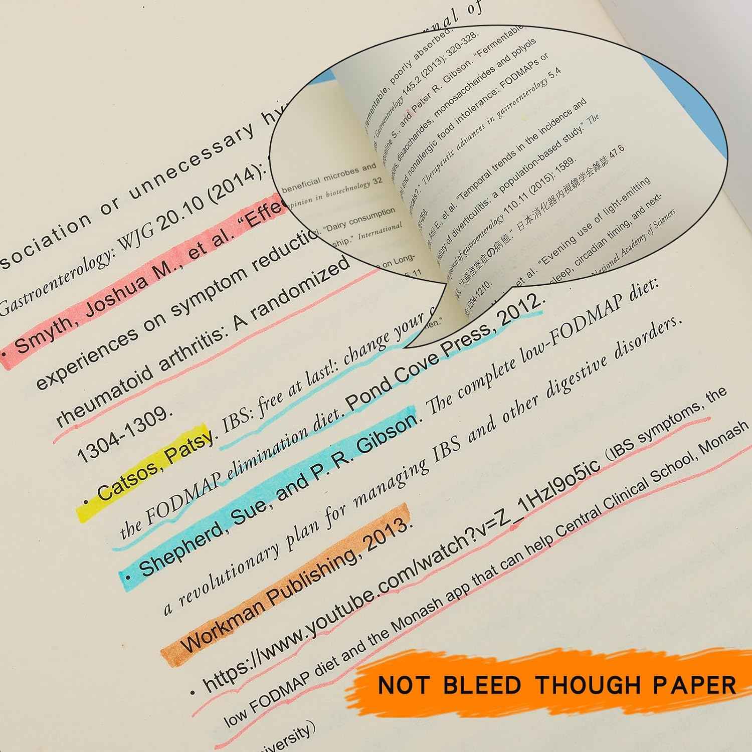 MAIKE Real Mild Pastel Highlighters 5 Cold Colors Markers - TTpen