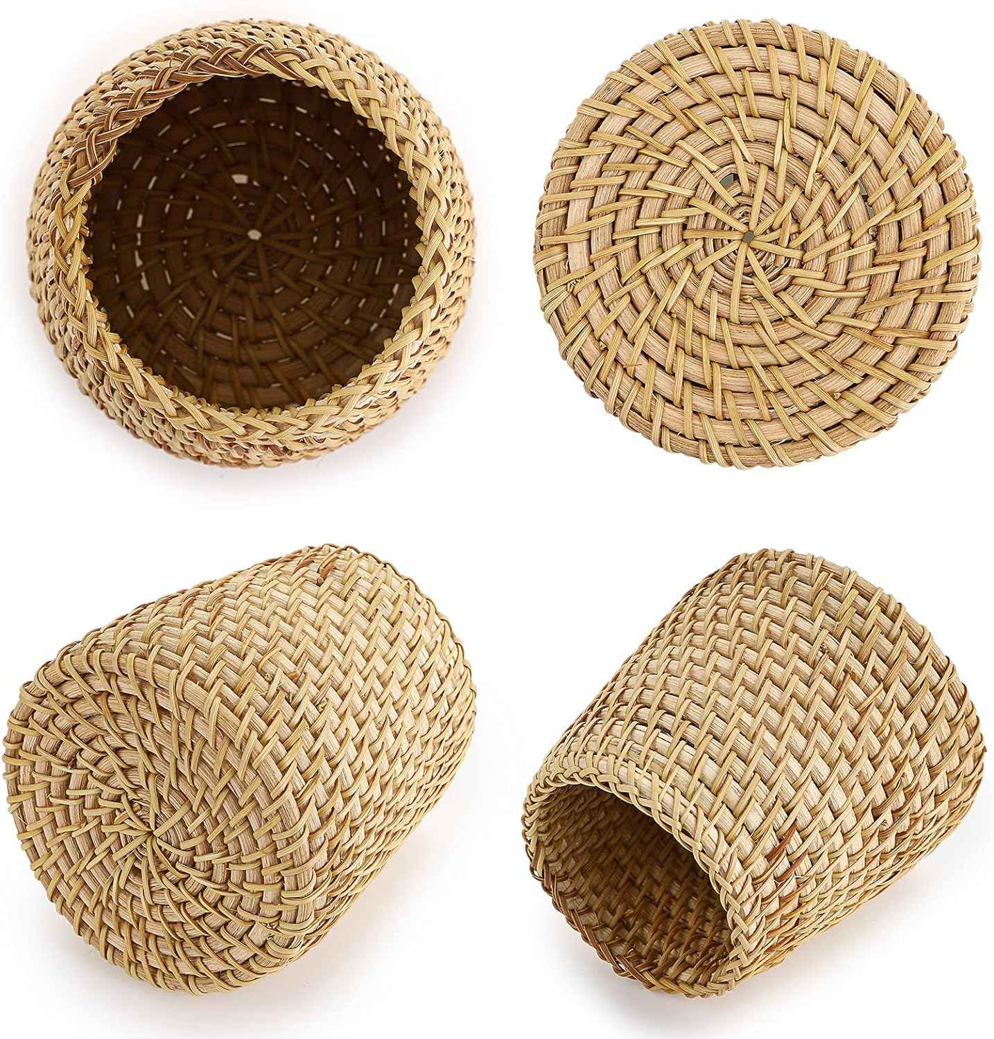 Rattan Pen Cup,Handmade Desk Pencil Holders - TTpen