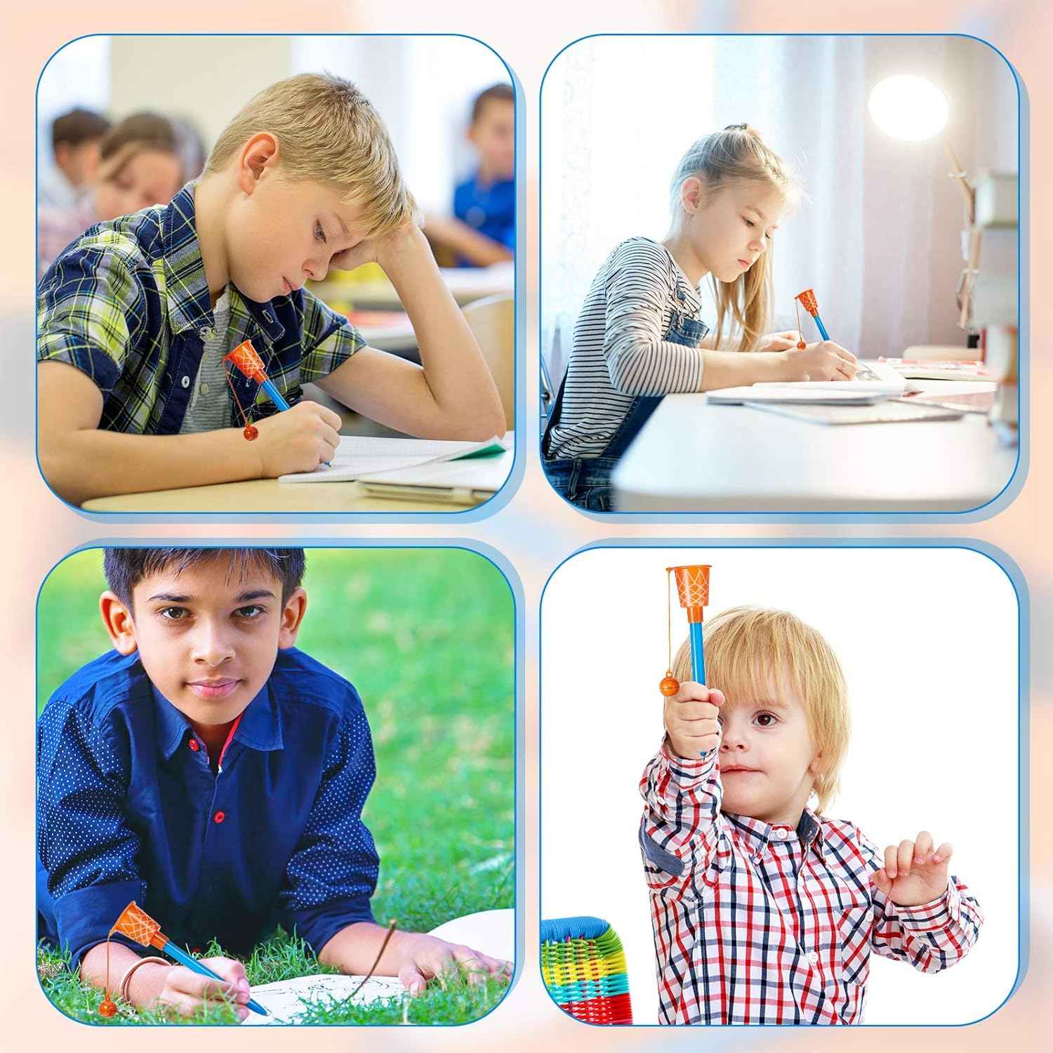 18PCS Basketball Hoop Ballpoint Pens for Birthday School Party Favors - TTpen