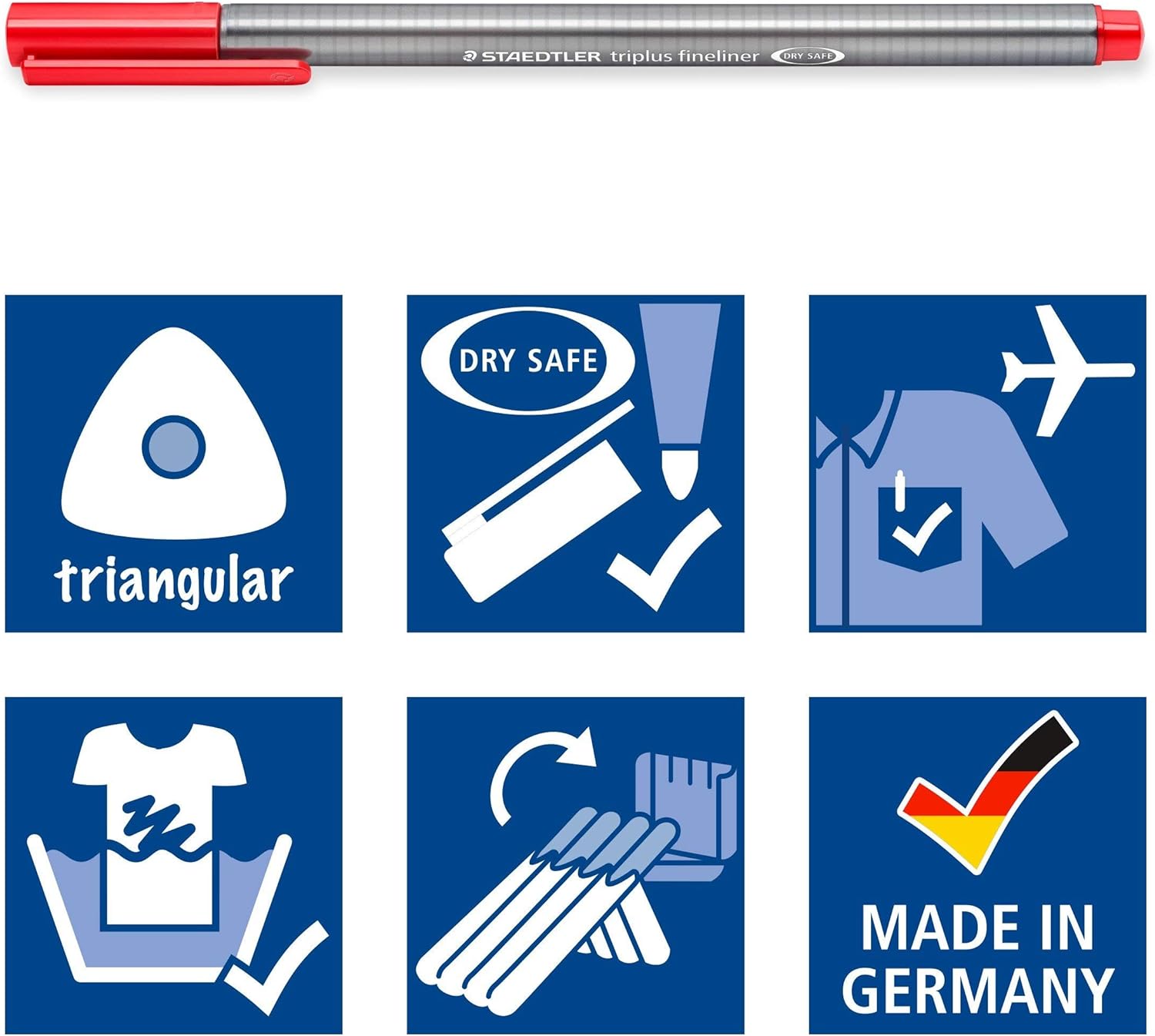 STAEDTLER Triplus Fineliner Pen,0.3mm,36 Brilliant Colours