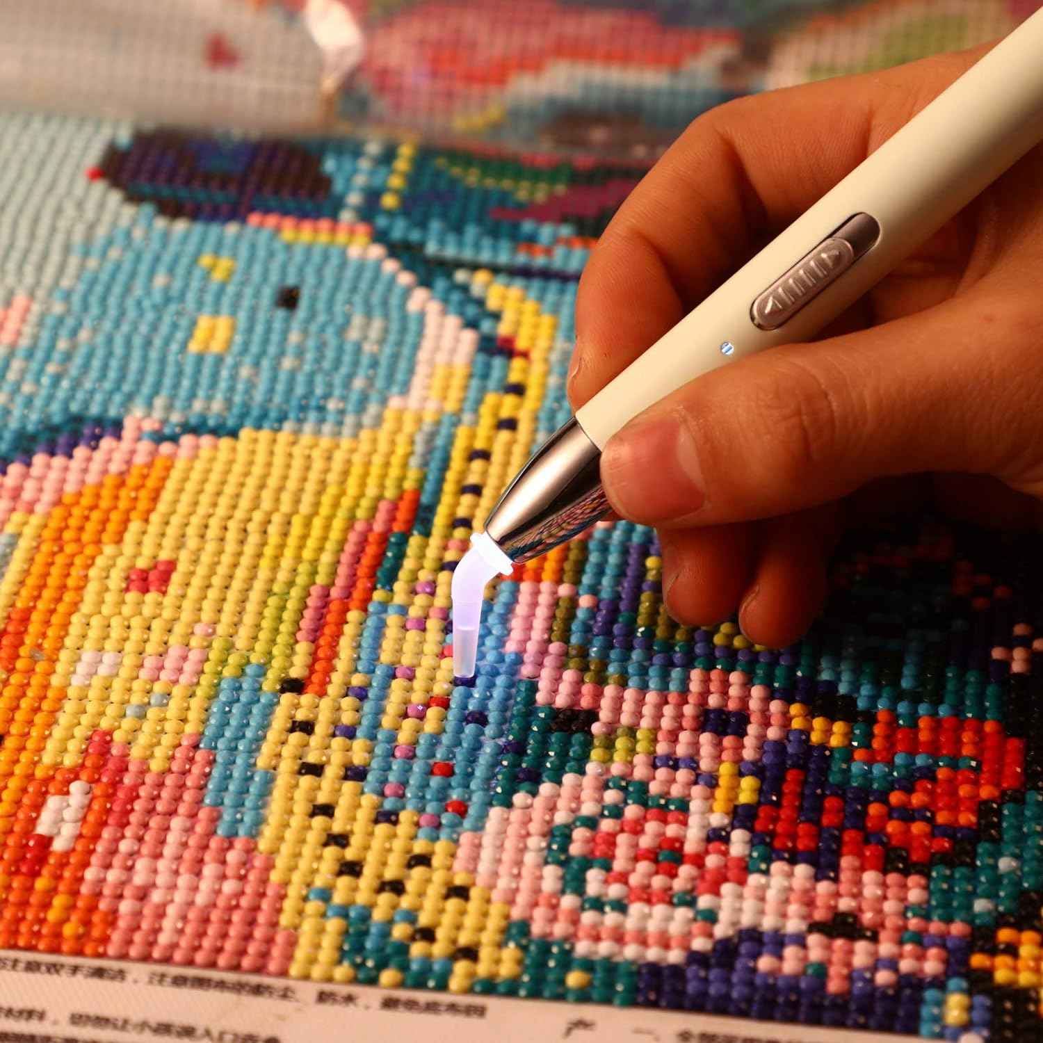 2Pcs LED Diamond Painting Drill Pen USB Rechargeable - TTpen