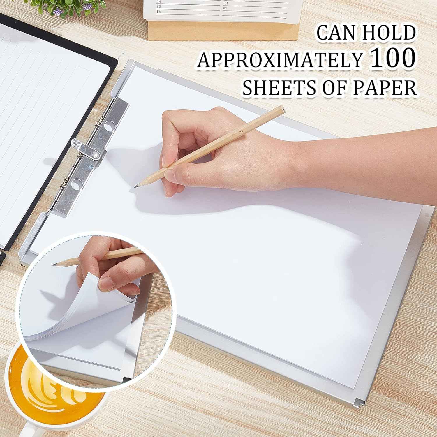 Heavy Duty Aluminum Clipboard A4 Size - TTpen