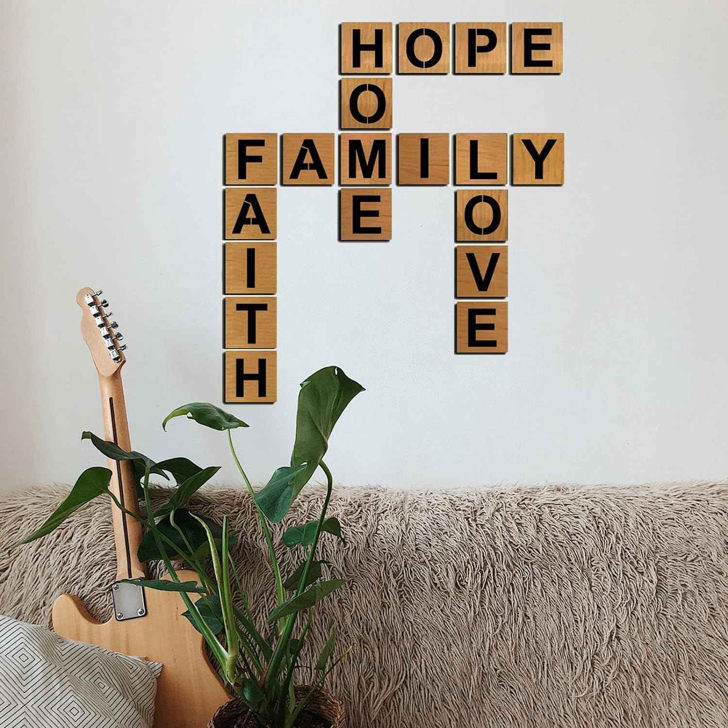 5 Inch 36PCS Reusable Plastic Letter Stencils and Numbers - TTpen