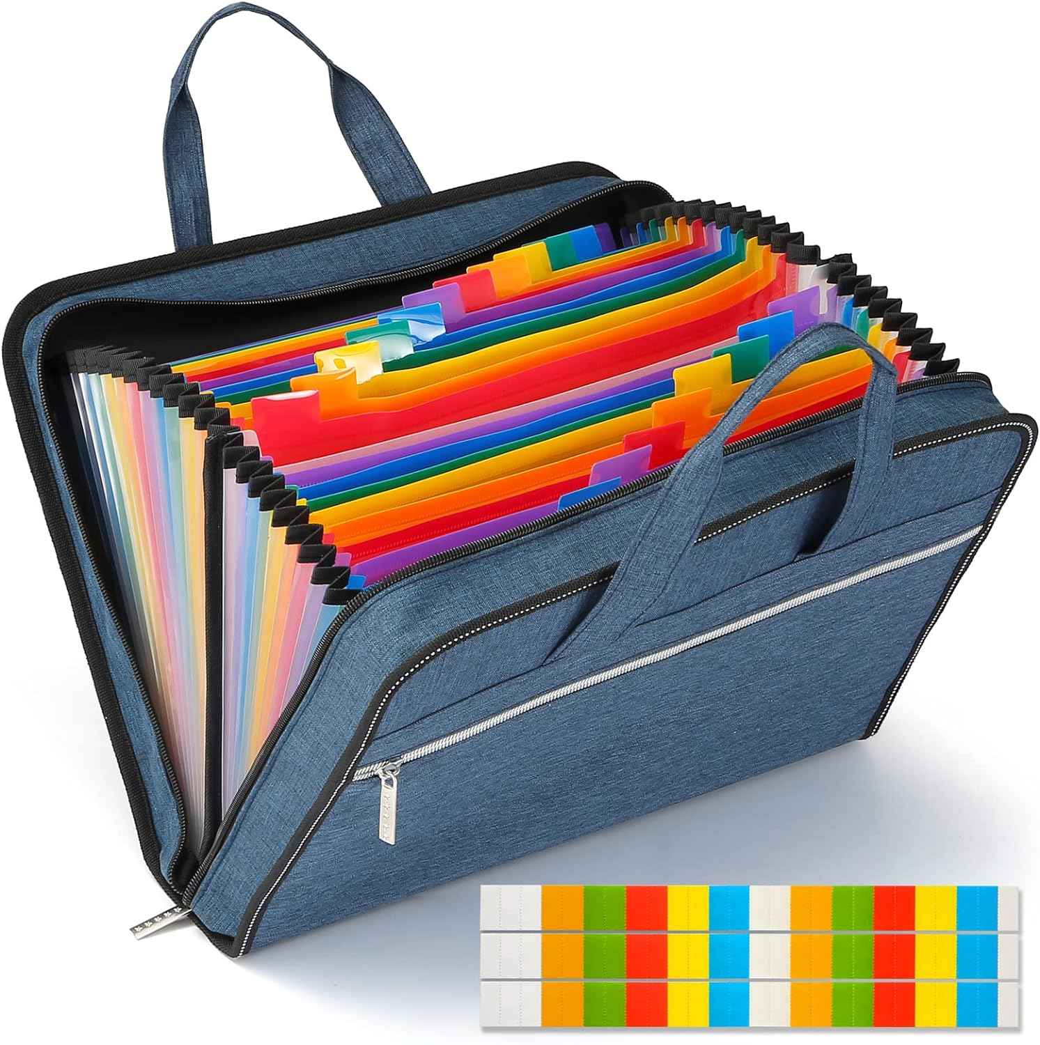 26 Pockets Expanding A4 File Folder Organizer with Handle - TTpen