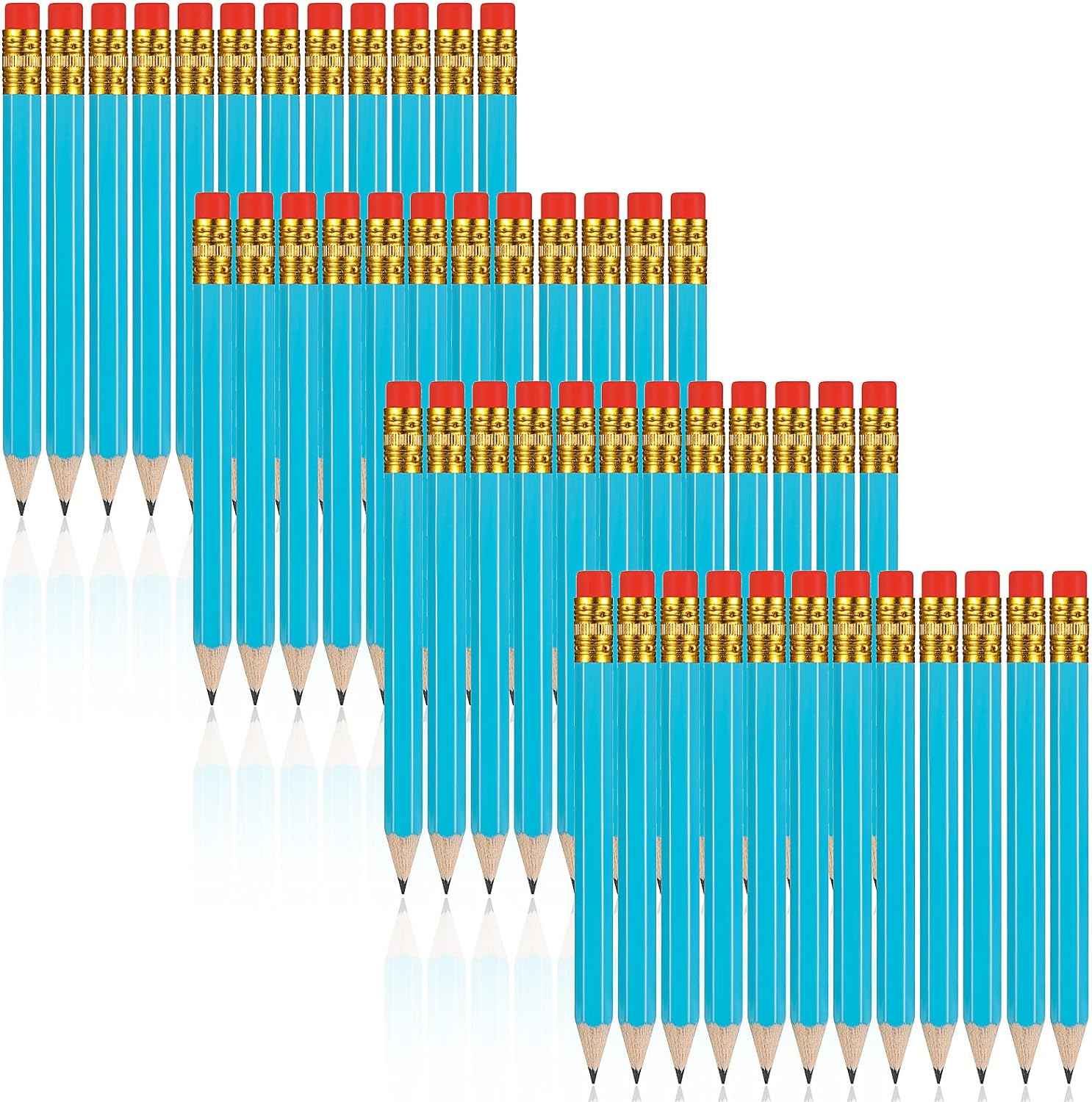 48 Pieces Golf Short Pencils with Eraser for Kids - TTpen