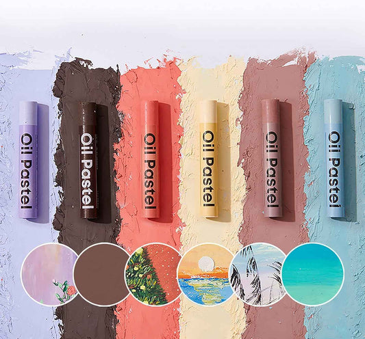 KALOR Oil Pastels Set,24 Classic Colors - TTpen