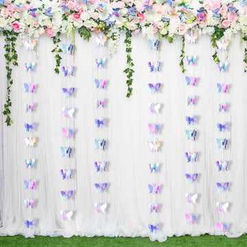 3D Butterfly Hanging Party Garlands Laser Paper Decoration - TTpen