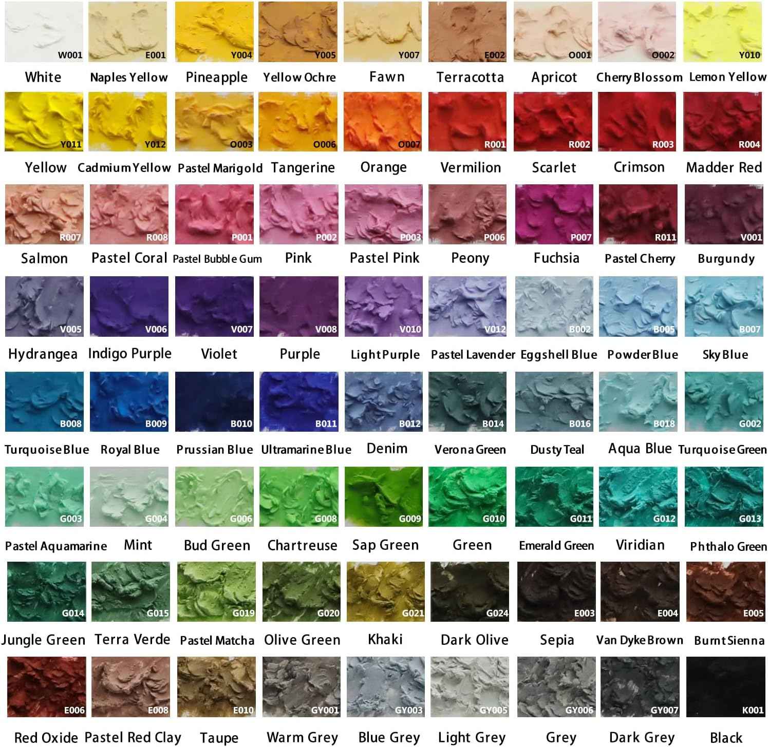 Mont Marte Extra Soft Oil Pastels 72pcs Assorted Bright Colors - TTpen